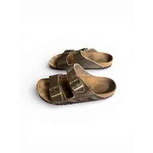 Birkenstock Arizona Birko Flor Metallic Gold US Women's 10 Men's 8 EUR 41